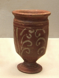 Roman beaker 4th century AD Oxfordshire - source Wikipedia AdTigress